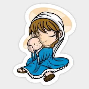 Mother Mary Sticker